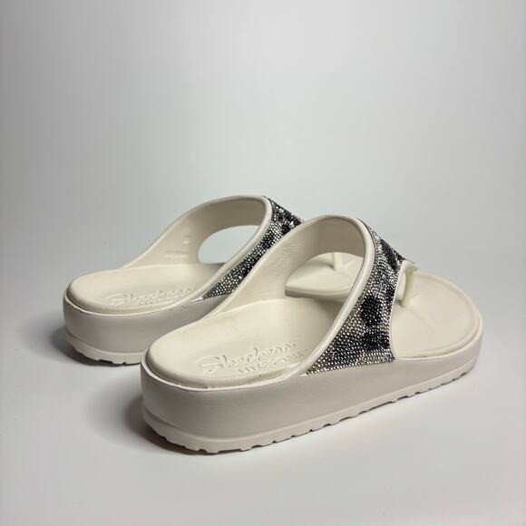 Skechers Foamies Cali Breeze 2.0 Thong Sandals in Uproar White - Picture 3 of 8